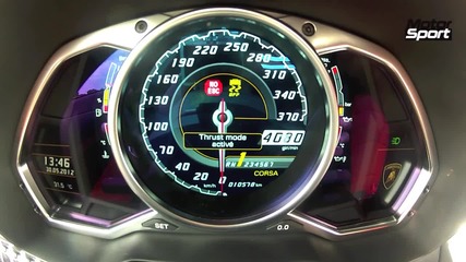 Lamborghini Lp700-4 Aventador 0-285 km/h