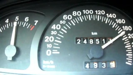 Opel Calibra V6 c25xe 0 - 200 km - h