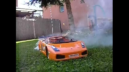 Rc lamborghini burnout 