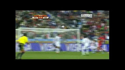21.06.2010 - Световно Първенство - Португалия 7 - 0 Северна Корея втори гол на Тиаго 
