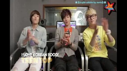 [eng Sub] Teen Top - The K-food Music Interview with Teentop