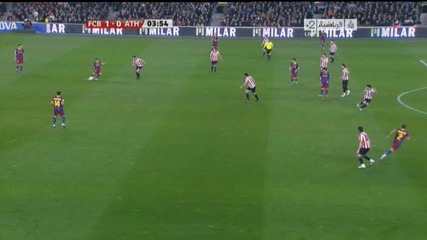 20.02.2011барселона 1 - 0 Атлетик Билбао гол на Давид Вия 