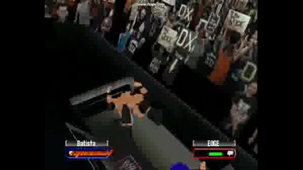 Wwf no mercy - Batista смачква Edge !