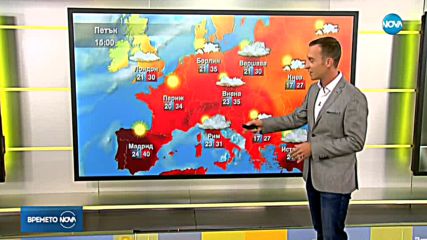 Прогноза за времето (03.08.2018 - сутрешна)