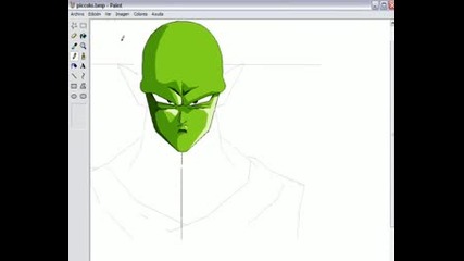 Drawing Piccolo In Mspaint