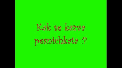 Kak Se Kazva Pesnichkata :?