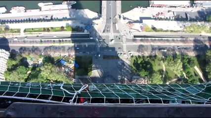 Париж погледнат от Айфеловата кула [hd]