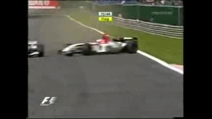 F1 Crash Jenson Buttonzsolt Baumgartner Belgium 2004