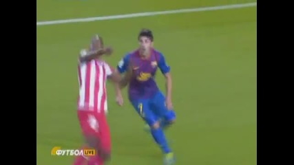Goal David Villa Barcelona vs Atletico Madrid 1-0 - muzaferko