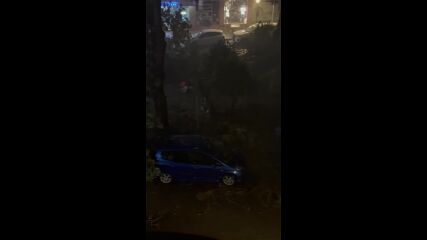 Мощна буря в Пловдив