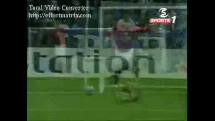 Кристиано Роналдо , красив гол , шампионска лига