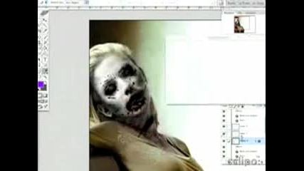 Photoshop как да се превьрнем вьв Зомби