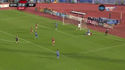 ЦСКА - Левски 1:0 /първо полувреме/