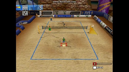 играта плажен волейбол - 3 етап край и начало на 4 етап бразилия и Сащ