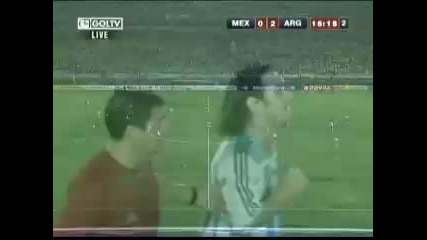 Нереален гол на Меси срещу Мексико! Магия! 