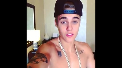 Justin's instagram video - _hahaha_