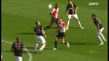 Feyenoord 1 - 2 Psv / гол на Андвеле Слори / 