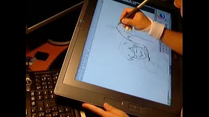 Wacom Cintiq 21ux in action (hq)
