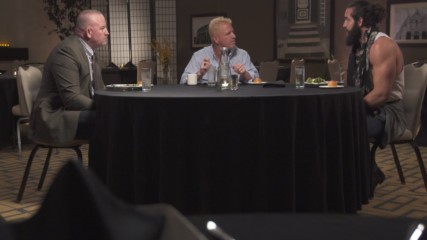 Jeff Jarrett challenges Elias' guitar-smashing ability on Table for 3 (WWE Network Exclusive)