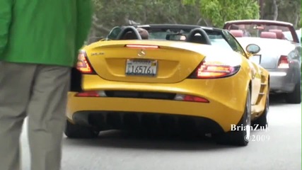 Yellow Mercedes Slr Mclaren Roadster