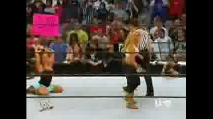 W W E Raw - Candice Michelle Vs Trish Stratus