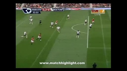 Манчестер Юнайтед - Болтън 2:0 Гол на Валенсия