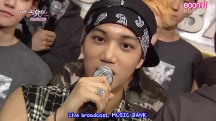130531 Exo - Music Bank - Интервю