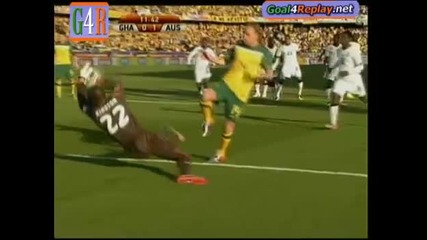 19.06.2010 Гана - Австралия 0:1 Гол на Холман - Мондиал 2010 Юар 