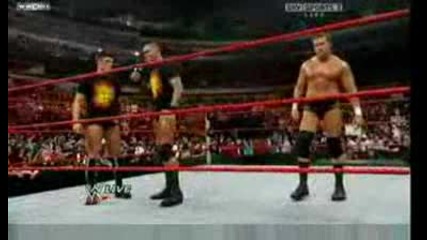 Wwe Raw - Triple h Vince Shane attack Randy Orton