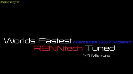 Най-бързият в света Mercedes Slr Mclaren от Renntech
