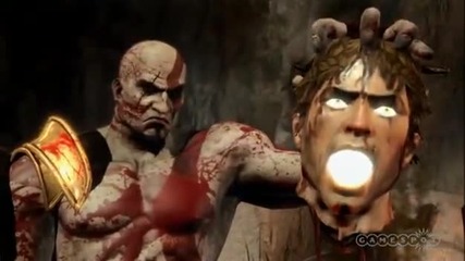 God of war 3 Gameplay Hellios vs. Kratos 