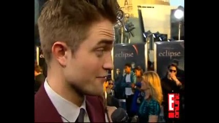 Rob Kristen and Taylor Funny Eclipse Interviews 