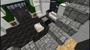 Minecraft Кръгла Къща Напълно обазведена и Градски Басейн