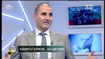 Проблемите на Цветан Цветанов с микрофоните - Господари на ефира (13.11.2014)
