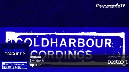 New Song Rex Mundi - Opaque (original Mix)