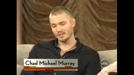 Chad Michael Murray on the view