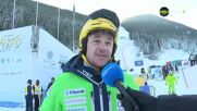 Кристиан Георгиев преди второто състезание по паралелен гигантски слалом в Банско