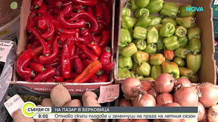 Каква е цената на плодовете и зеленчуците на прага на летния сезон