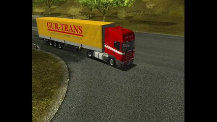 ets drive scania 144l Gur - Trans 