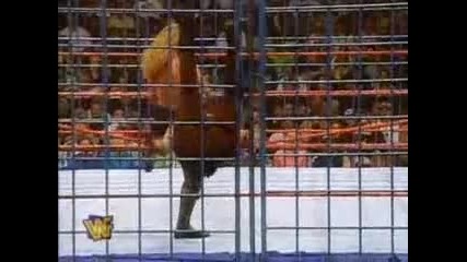 W W F Summerslam 1997 - Mankind vs Hunter Hearst Helmsley [мач в клетка]