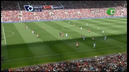 Man Utd - Man City - 2 1 - гол на D. Fleтchеr 