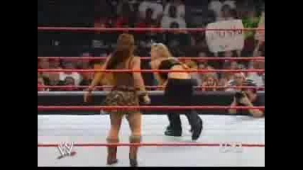 Trish Vs Mickie 06.26.2006 Raw