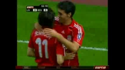 Liverpool 3 - 0 Besiktas - Benayoun