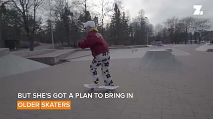 Lena the 'granny skater' is shocking, inspiring and badass