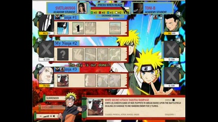 Naruto arena streak team 