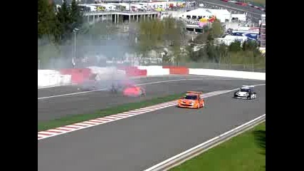 Катастрофа Megane Trophy World Series 2008
