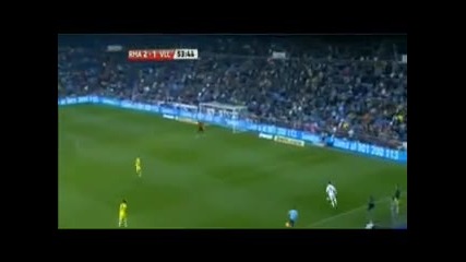 Реал мадрид разгроми Виляреал с 6 - 2.много красив гол на Кристиано Роналдо 