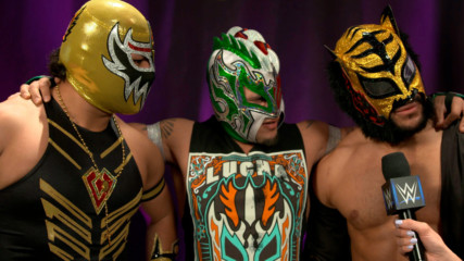 Kalisto, Lince Dorado & Gran Metalik won't let Hideo Itami & Akira Tozawa crash the Lucha house party: WWE.com Exclusive