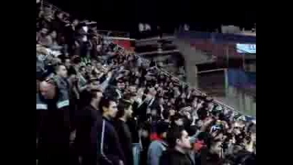 Panionios - Paok (paok Fans Sing)