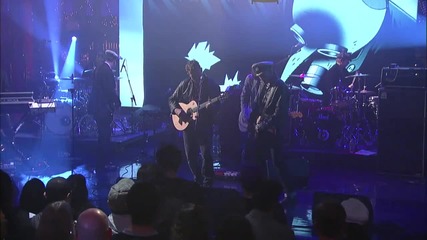 Gorillaz - On Melancholy Hill ( Live on Letterman )